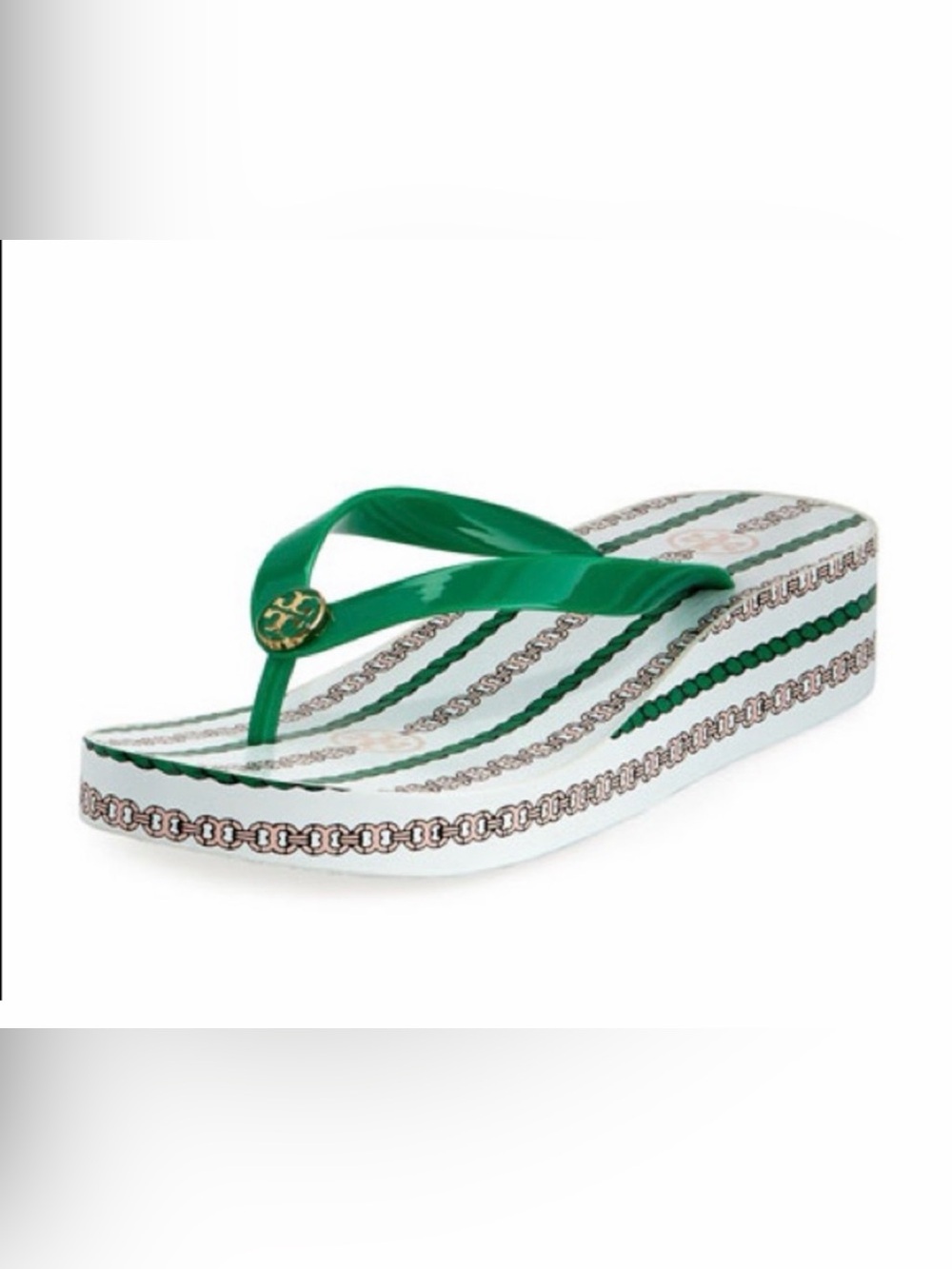 Tory Burch Gemini Link Thandie Platform Sandal - Size 7